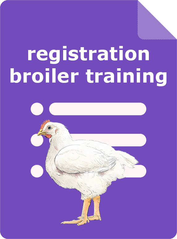 registration smallholder broiler training